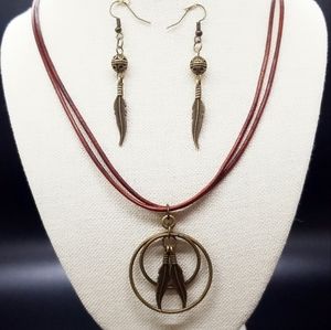 chain set earrings